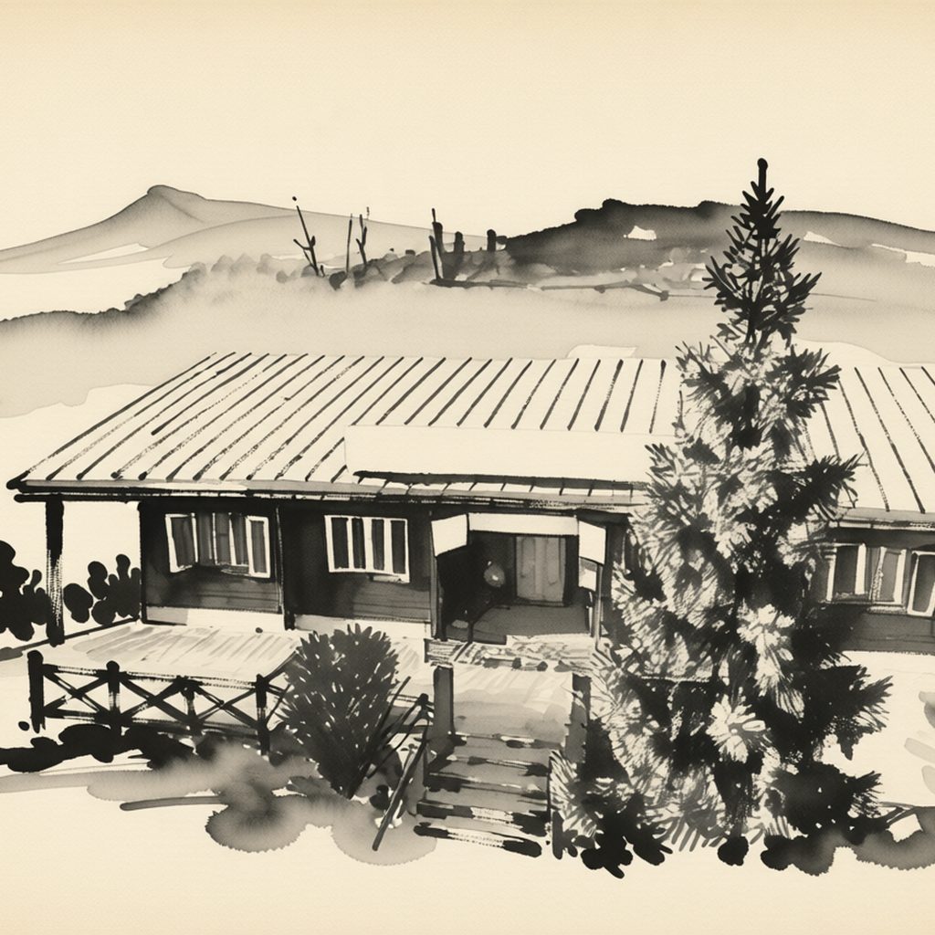 Ilustrační kresba: Hotel restaurant Koliba
