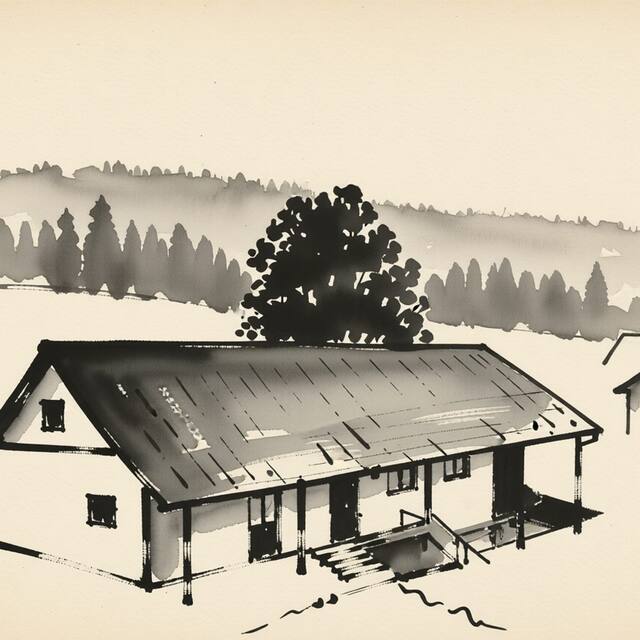 Ilustrační kresba: Penzion Winkelberg