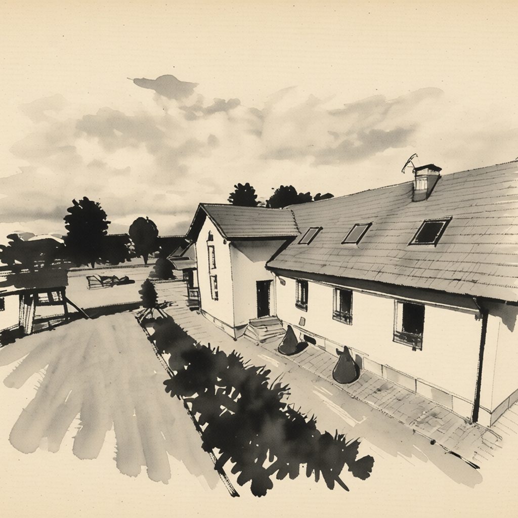 Ilustrační kresba: Rideczech Guesthouse