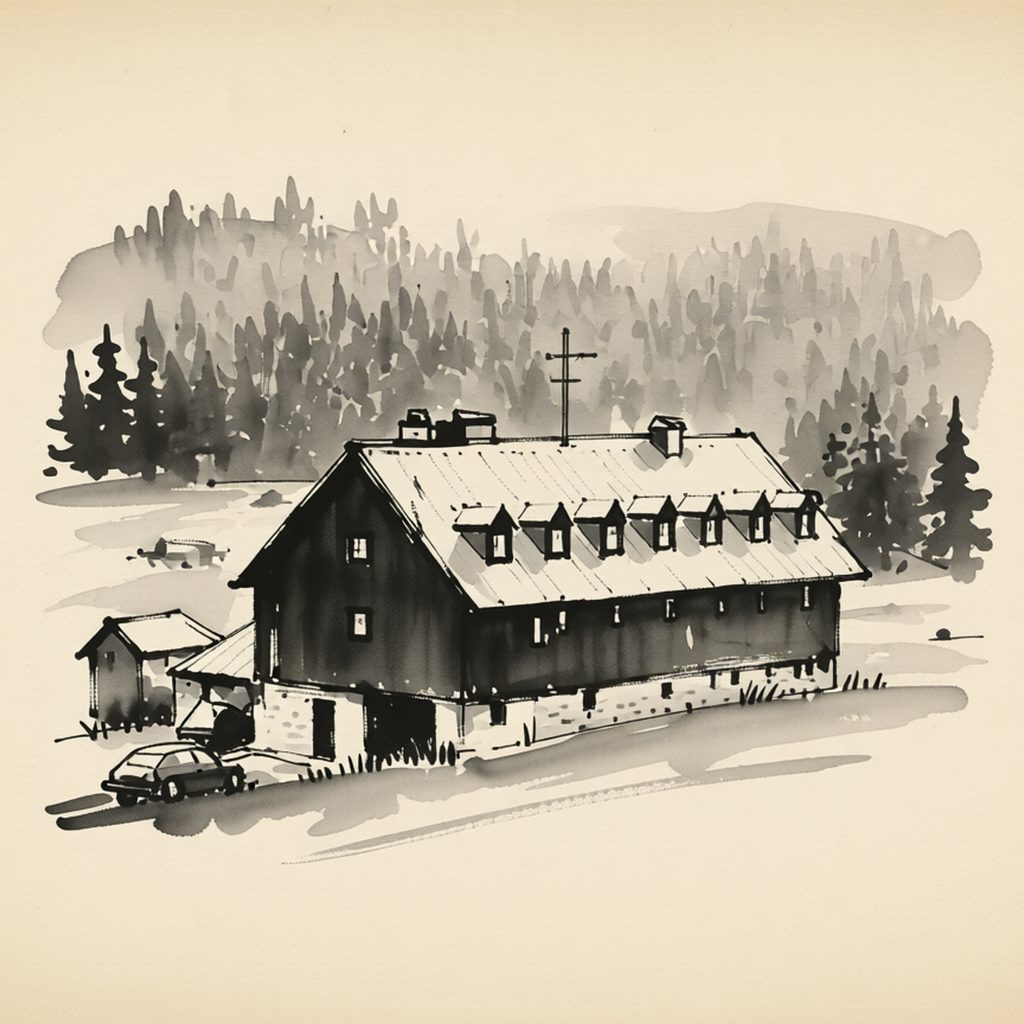 Ilustrační kresba: Vraní Bouda