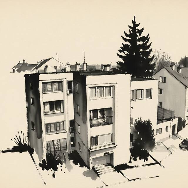 Ilustrační kresba: Penzion LeSlav