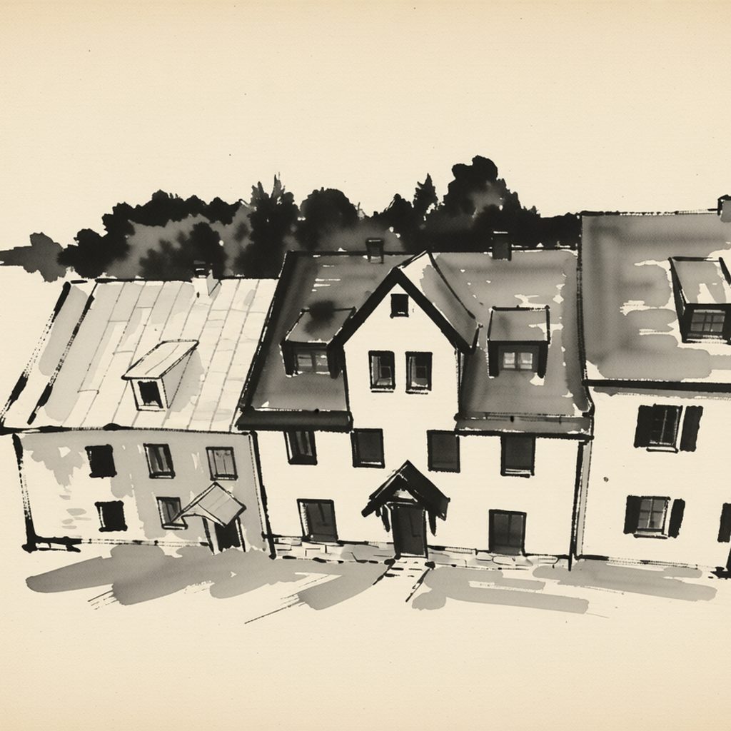Ilustrační kresba: Apartmány STEIN