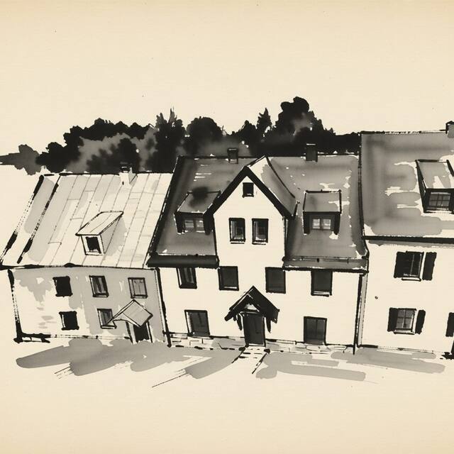 Ilustrační kresba: Apartmány STEIN