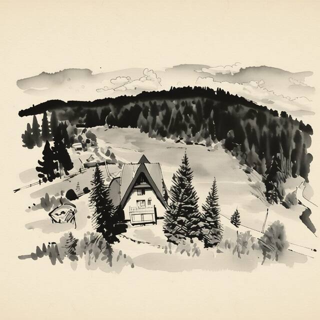 Ilustrační kresba: Spa & Pool VILA ANNA