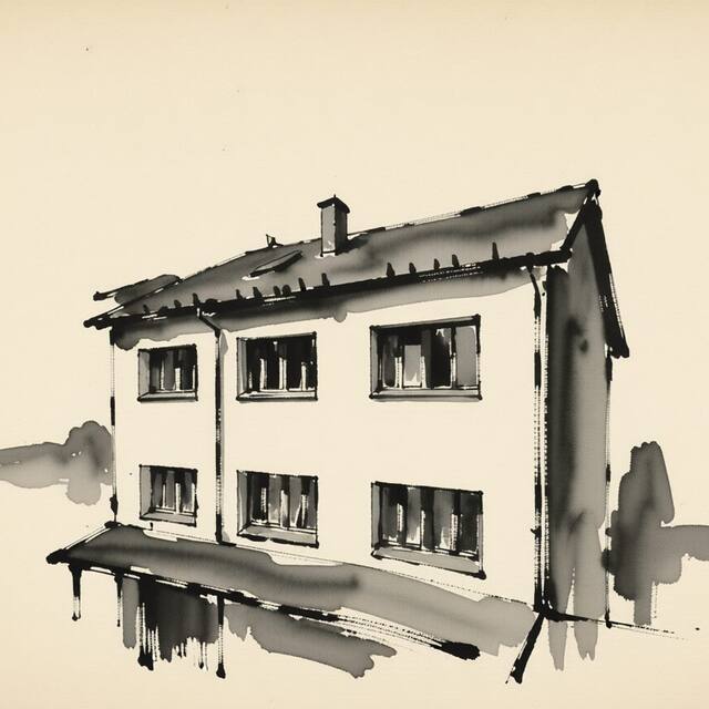 Ilustrační kresba: Hotel Forman