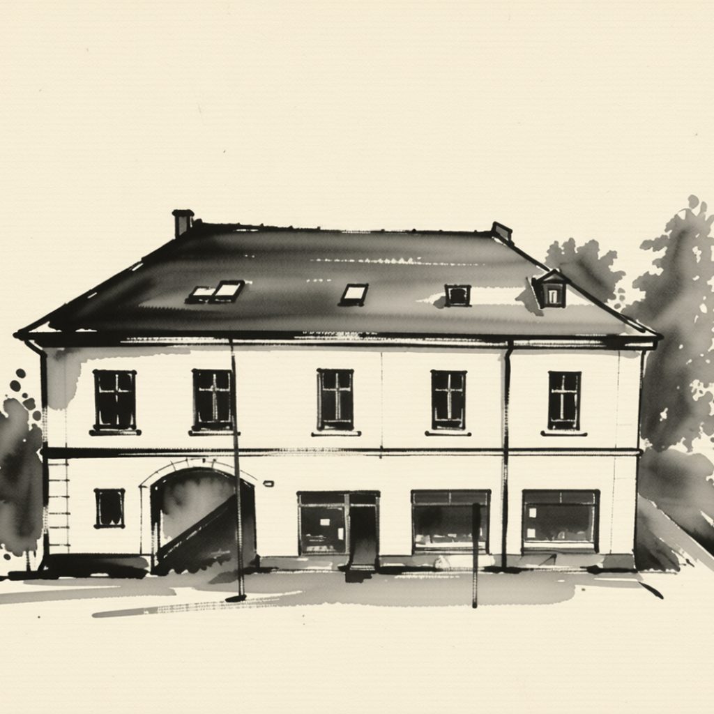 Ilustrační kresba: Pension Viktorin