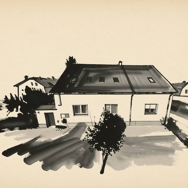 Ilustrační kresba: Penzion U Drobníků