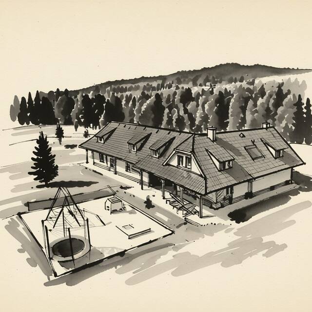 Ilustrační kresba: Penzion U Boženky