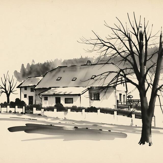 Ilustrační kresba: Ranch Eden