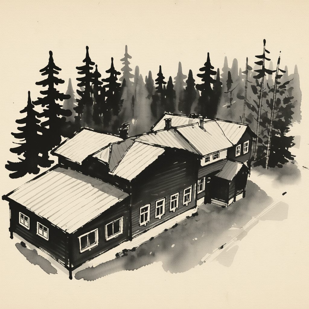 Ilustrační kresba: Pension Martinské údolí