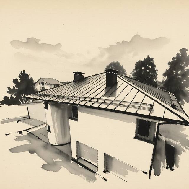 Ilustrační kresba: Apartmány Arnika