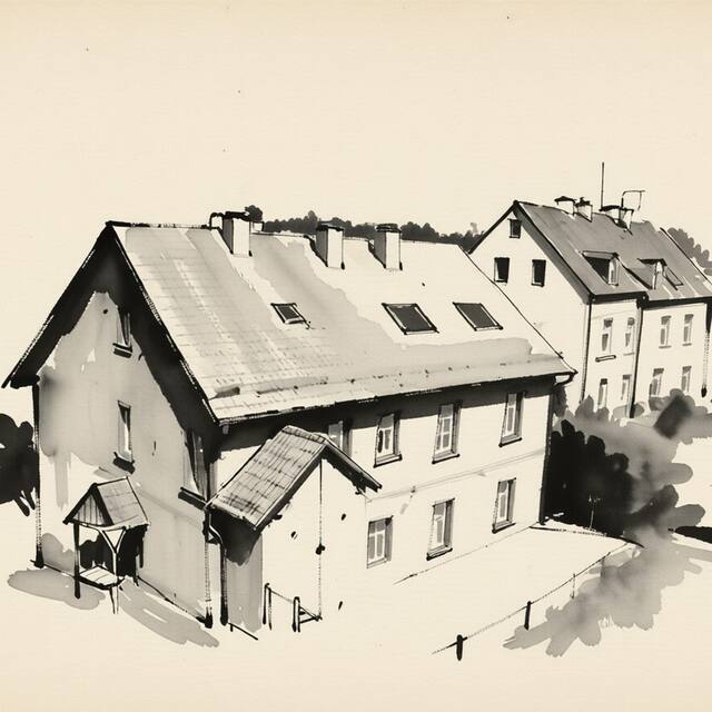 Ilustrační kresba: Penzion Na Vápence