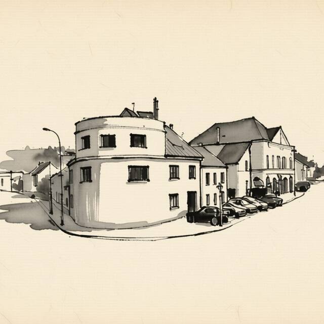 Ilustrační kresba: Penzion David