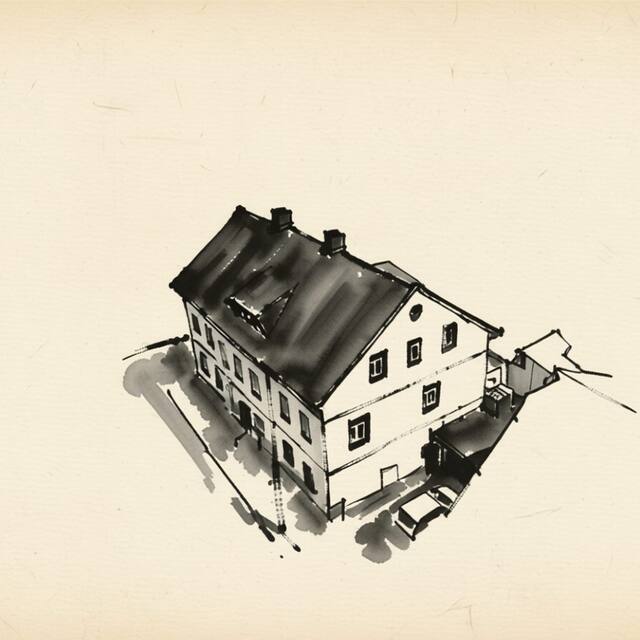 Ilustrační kresba: Ubytování U Františka