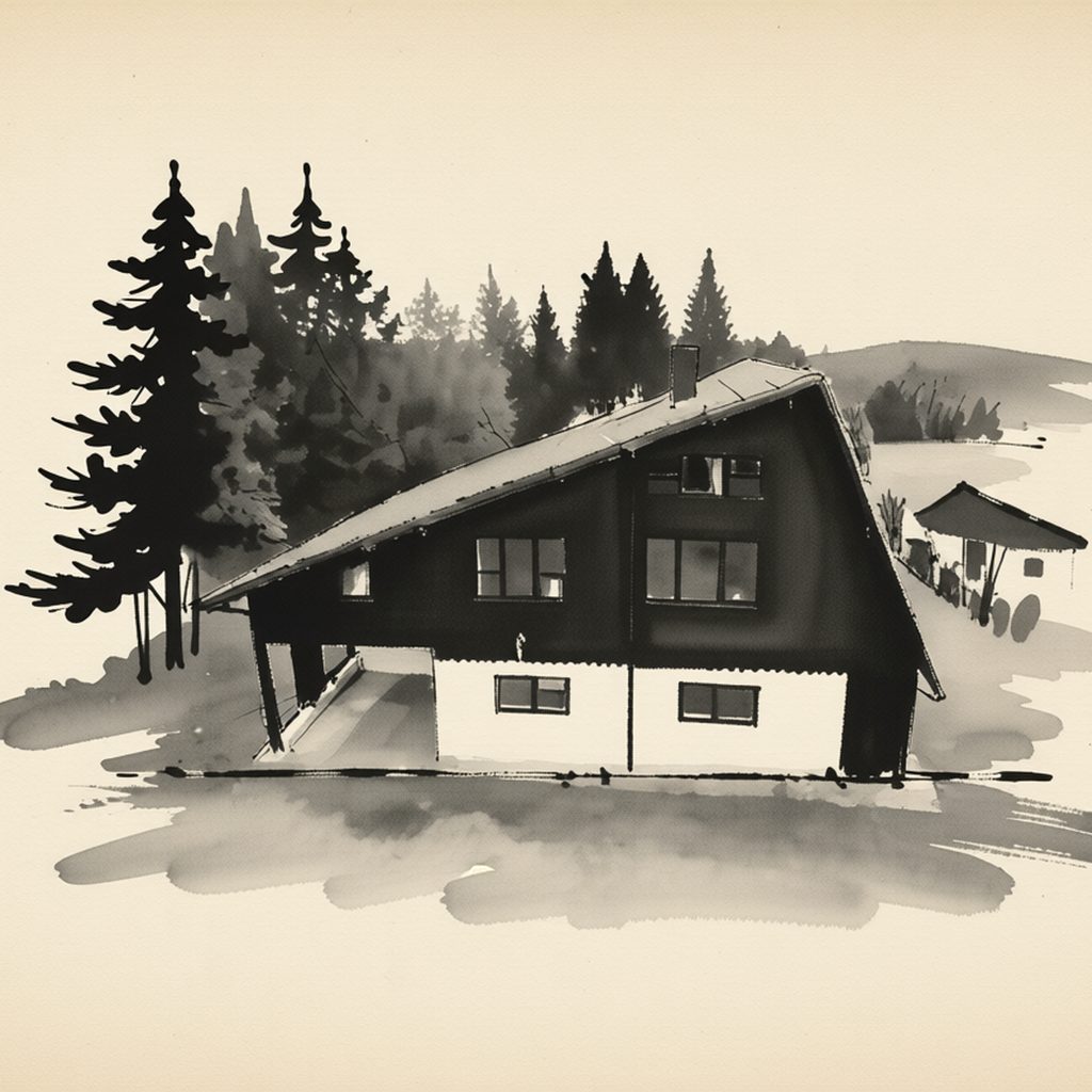 Ilustrační kresba: Penzion Maxík