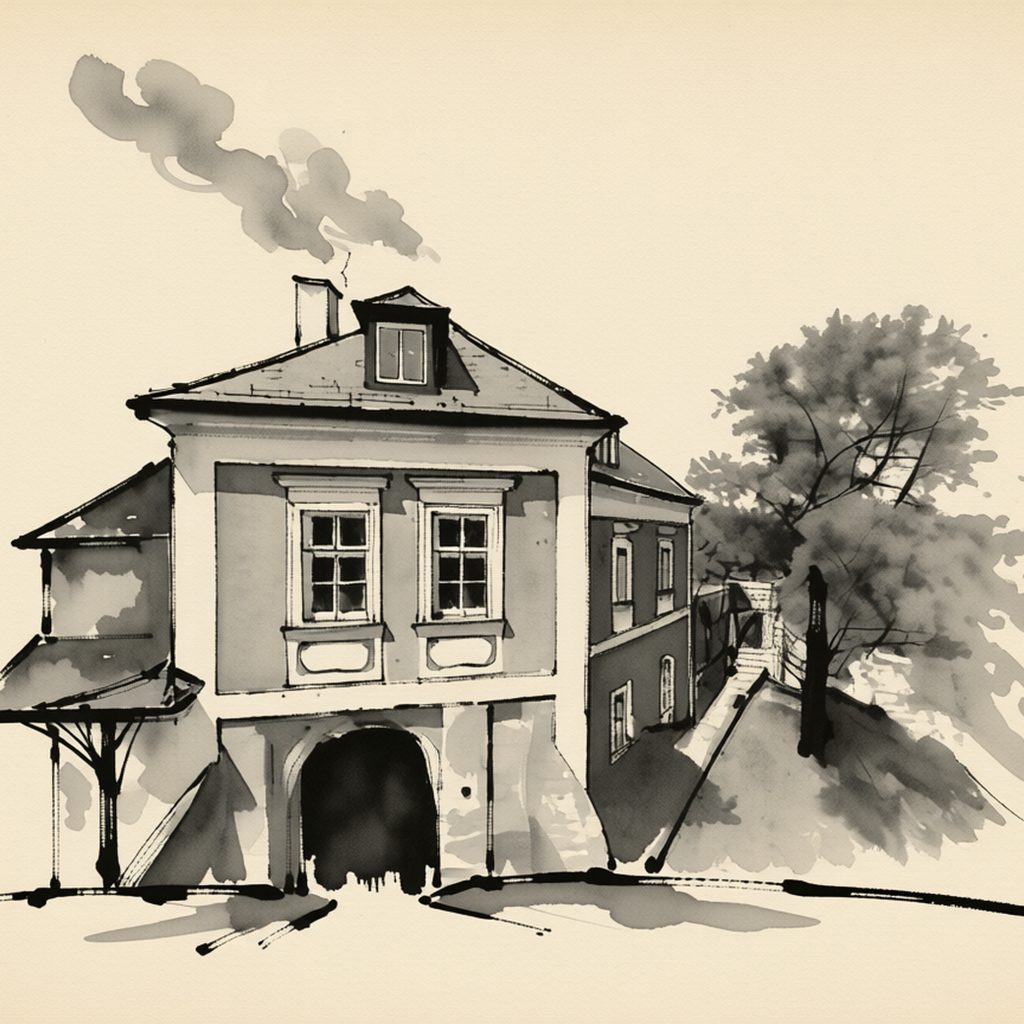 Ilustrační kresba: Savoia Castle