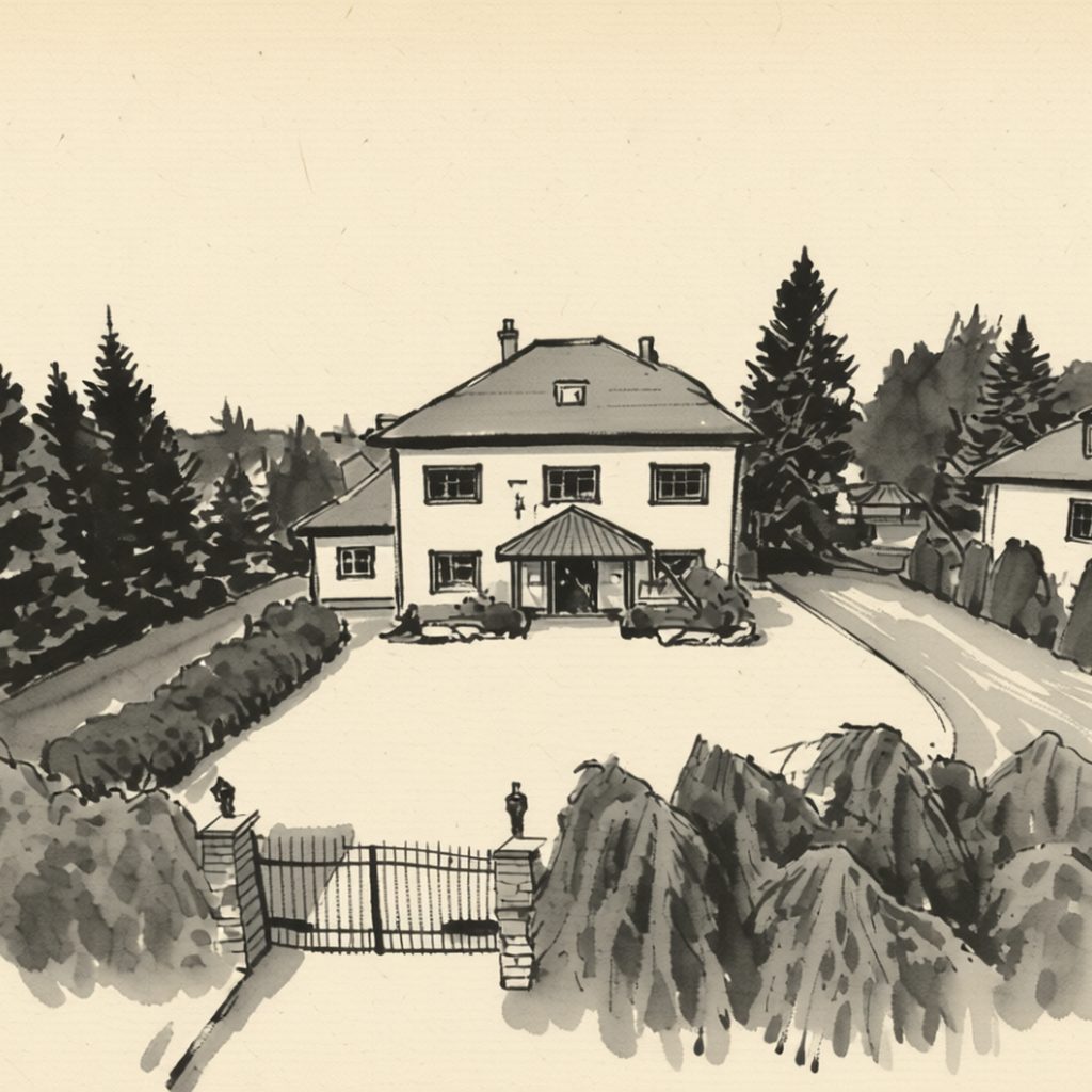 Ilustrační kresba: Penzion U Horských
