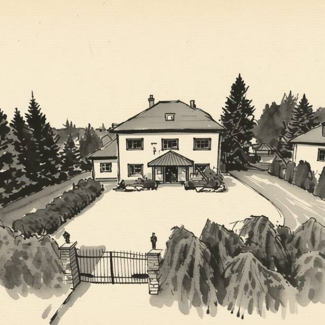 Ilustrační kresba: Penzion U Horských