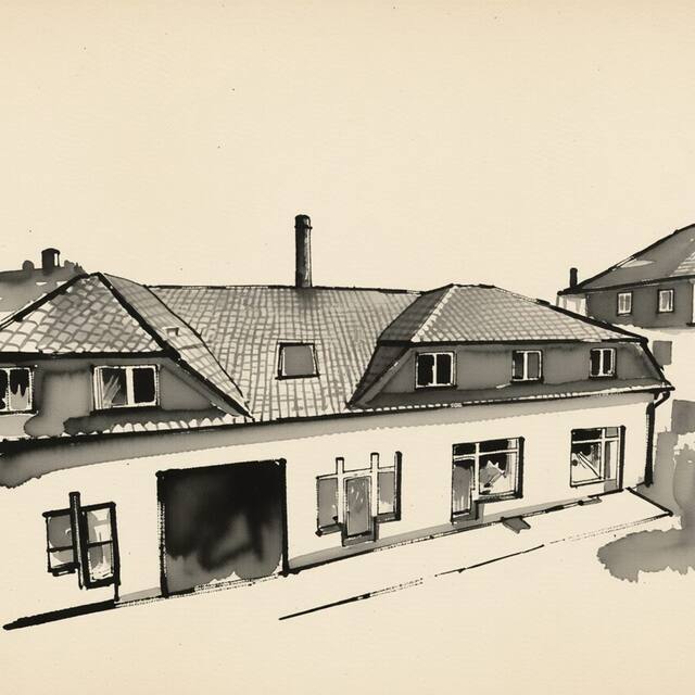 Ilustrační kresba: Penzion Park