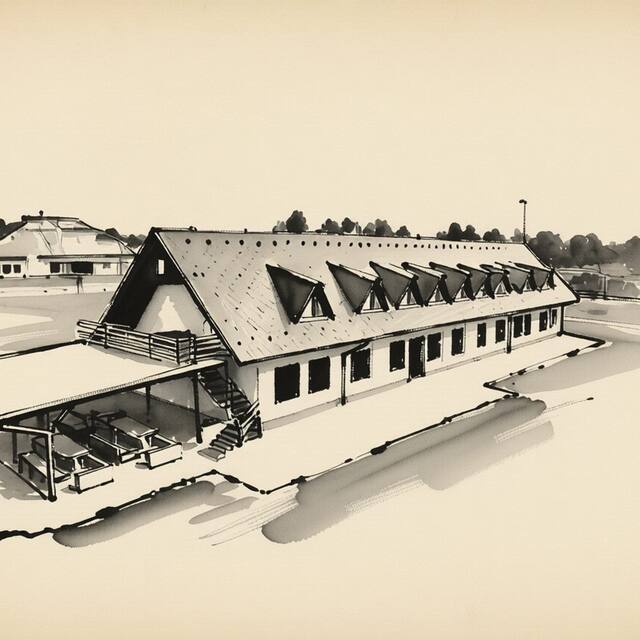 Ilustrační kresba: Guest House Na Hřišti
