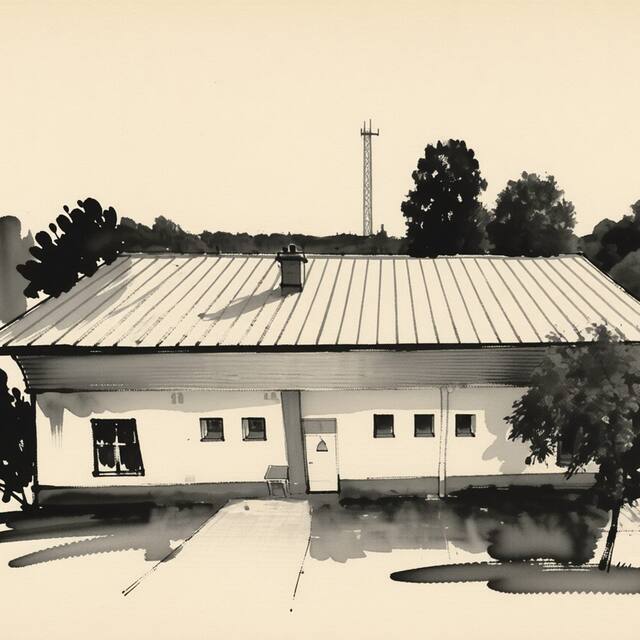 Ilustrační kresba: Apartmány Hromovka