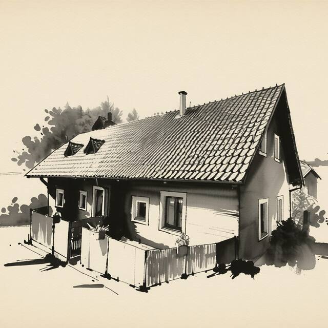 Ilustrační kresba: Apartmány Pod Čerťákem