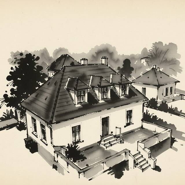Ilustrační kresba: Malý mnich cafe
