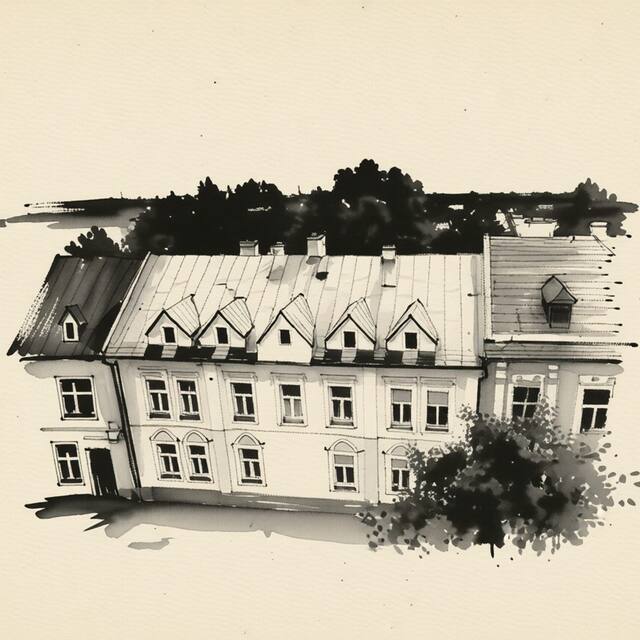 Ilustrační kresba: Restaurace ALVI