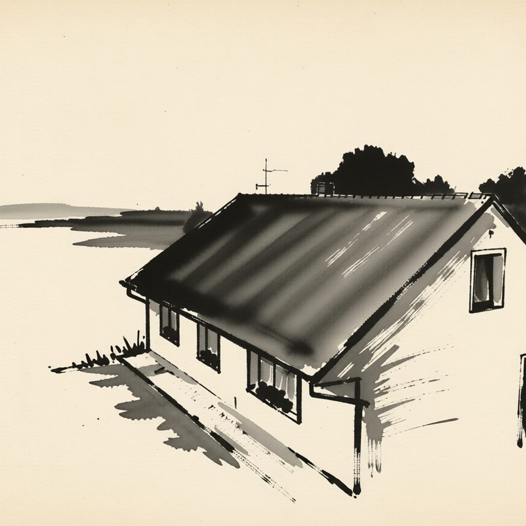 Ilustrační kresba: Penzion Kateřina
