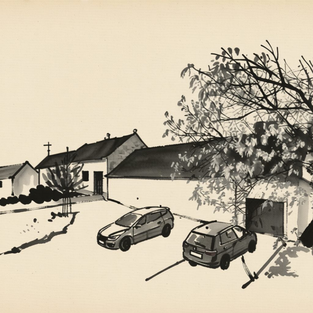 Ilustrační kresba: Rodinný penzion Frope