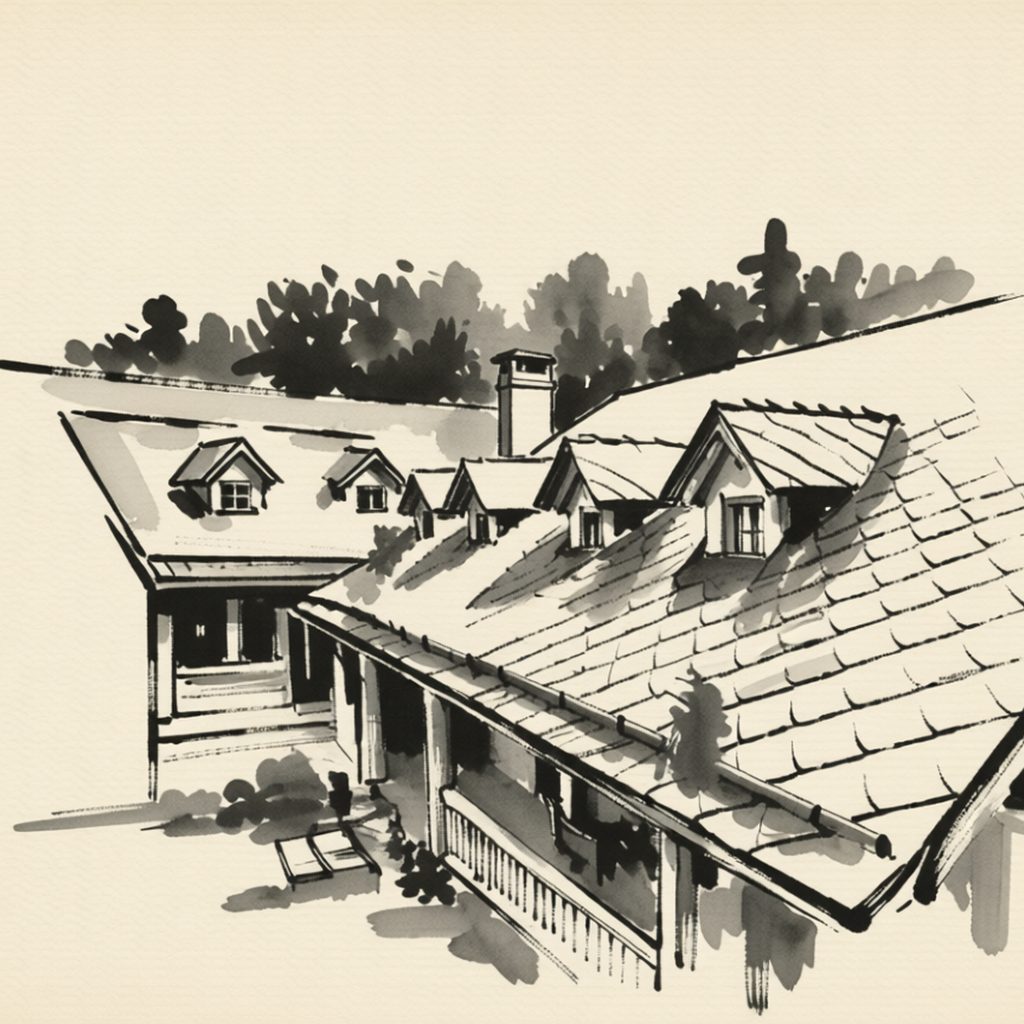 Ilustrační kresba: Srub U Medvěda