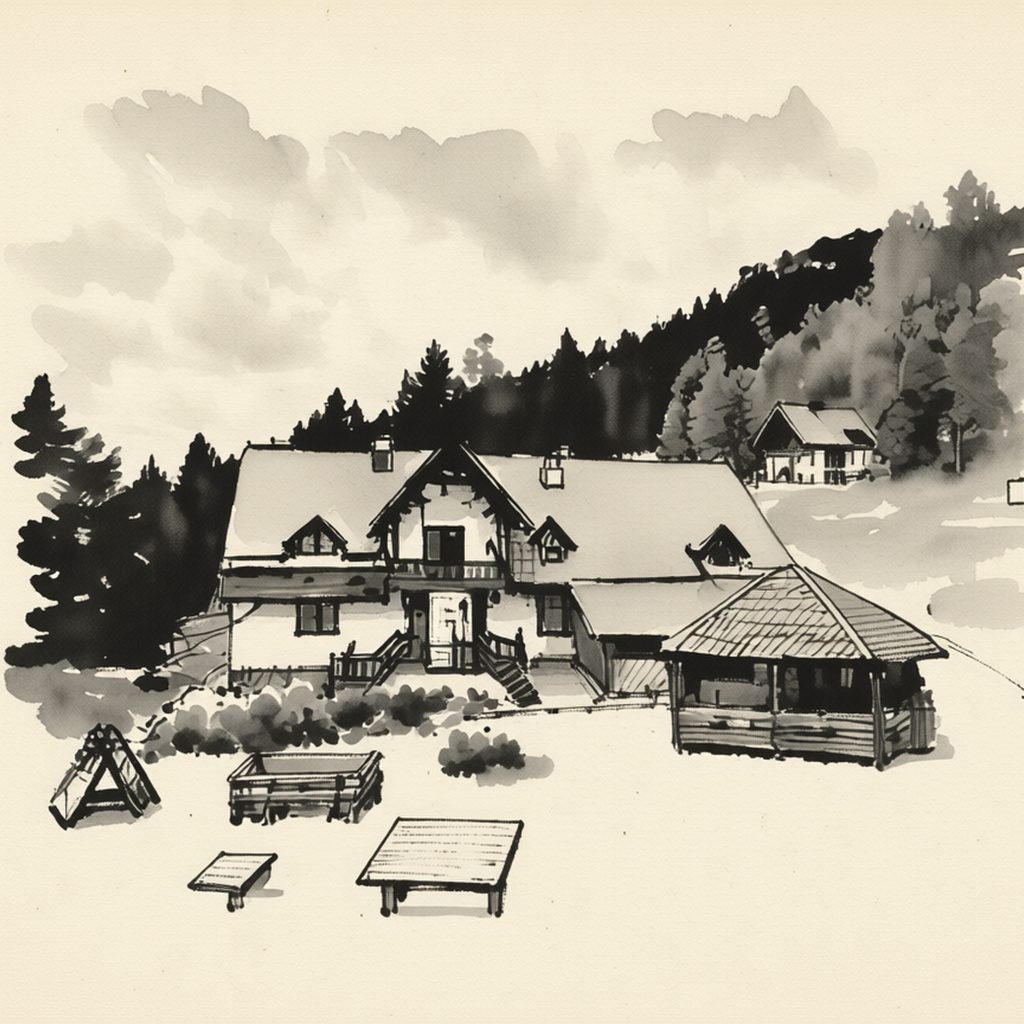 Ilustrační kresba: Apartmány MONDEKOVÁ