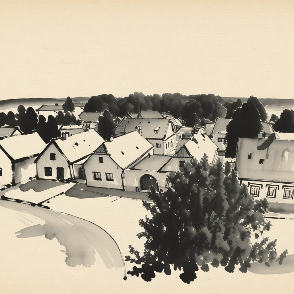 Ilustrační kresba: Pension Jihočeská pohoda