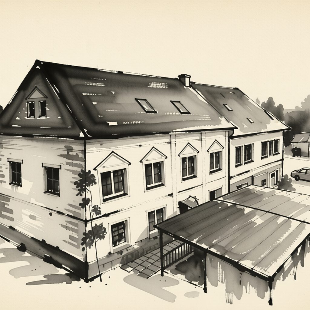 Ilustrační kresba: Pension PAVIR