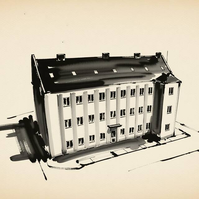 Ilustrační kresba: Garni hotel Roušarka